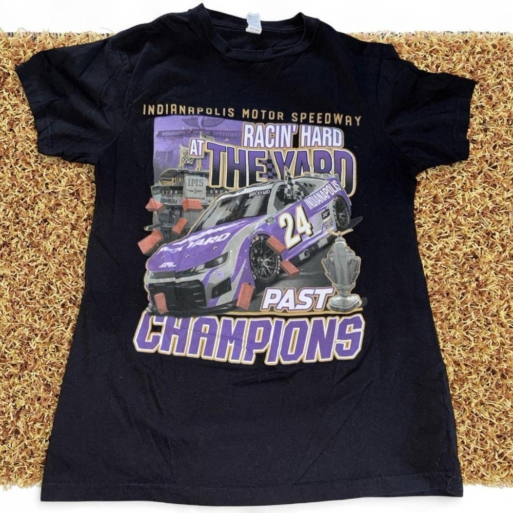 Black Racing Graphic T-Shirt